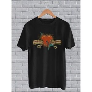 Tom Petty And The Heartbreakers  Rock Music Black Lover T Shirt